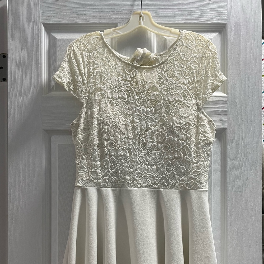 Cream dress